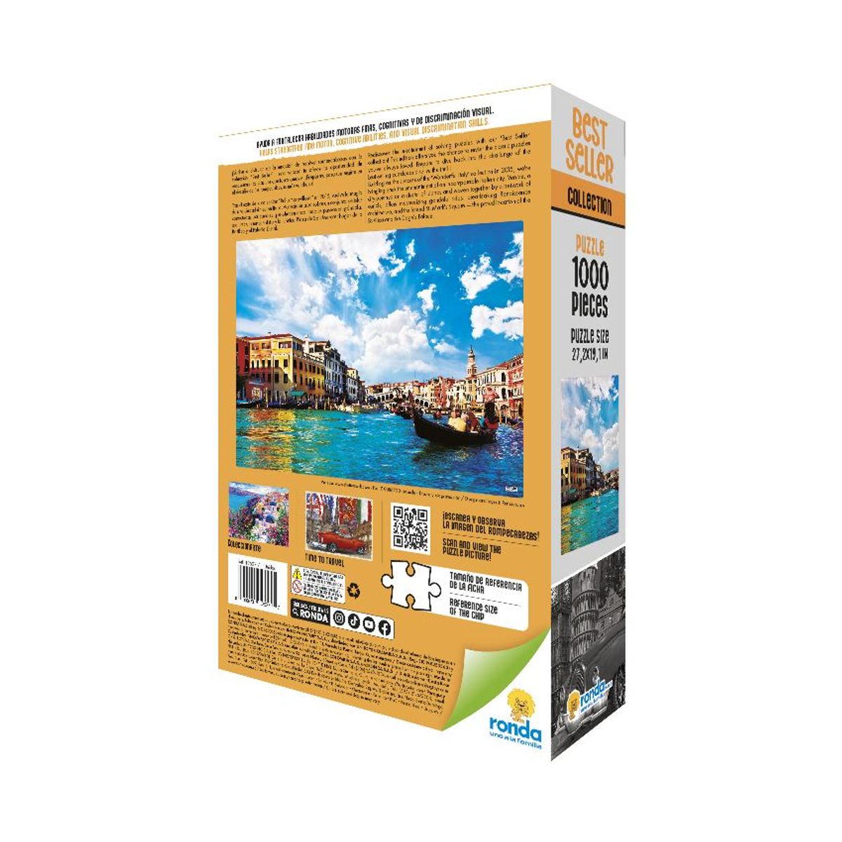RONDA - Rompecabezas X 1000 Pzas Best Seller Italia Maravillosa