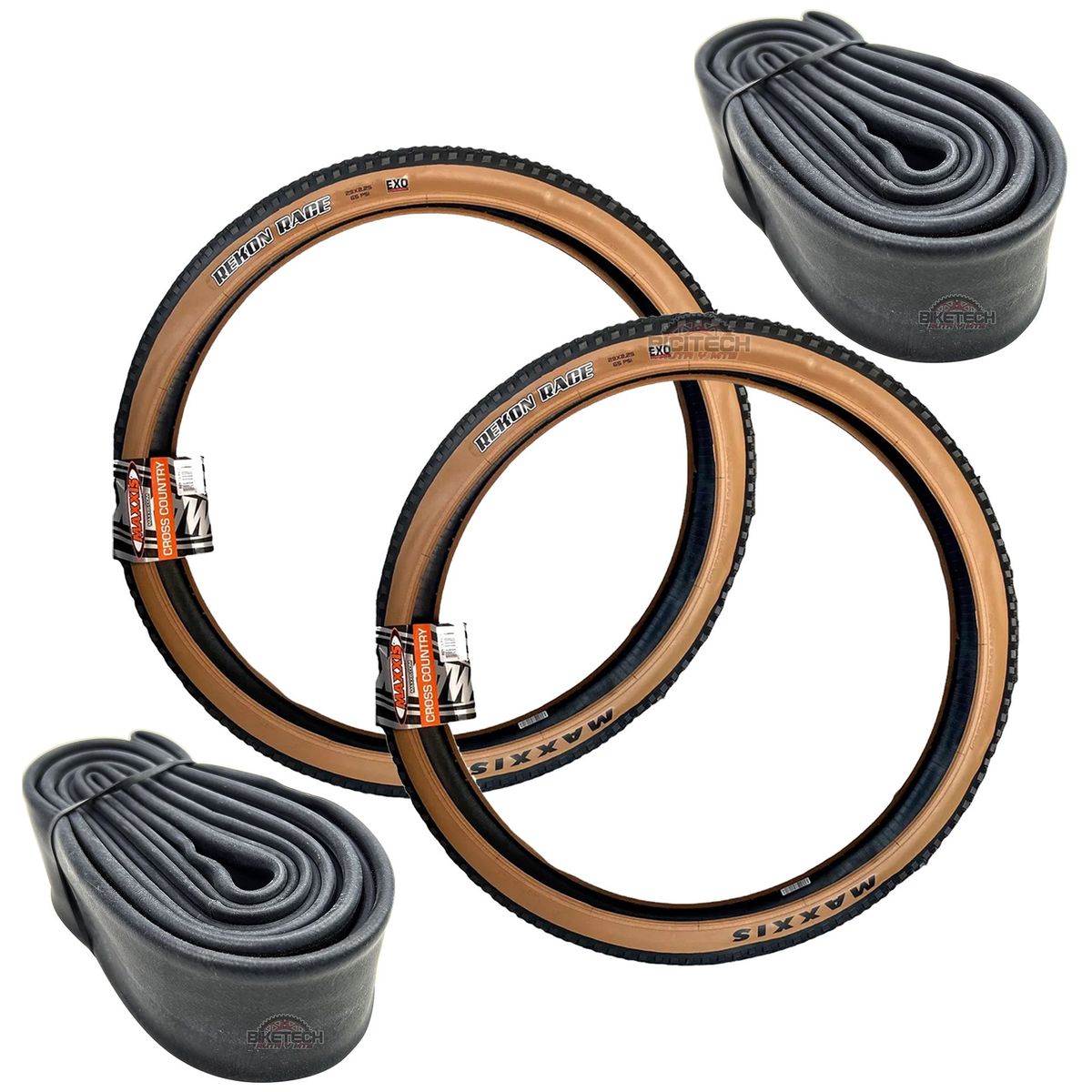 MAXXIS - 2 Llantas Maxxis 29 Rekon Race29x2.25 + 2 Neumático Kenda Av