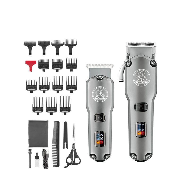 GENERICO - Set De Maquina De Corte VGR Con Patillera Recargable