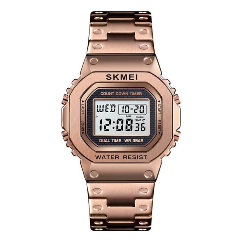 SKMEI - Reloj SKMEI Modelo 1456 Oro Rosa Digital