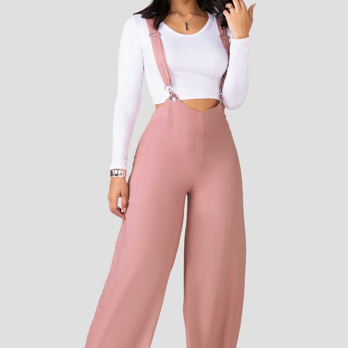 MARKETING PERSONAL - Overall Largo Mujer Rosa Mp 100296