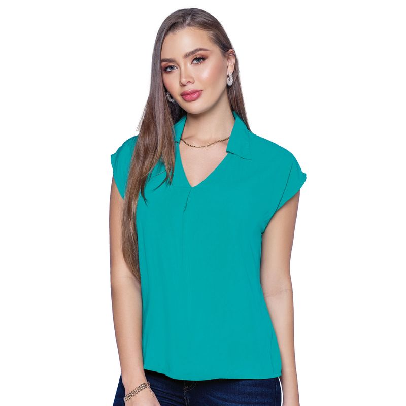 MARKETING PERSONAL - Blusa Mujer Verde Mp 32905