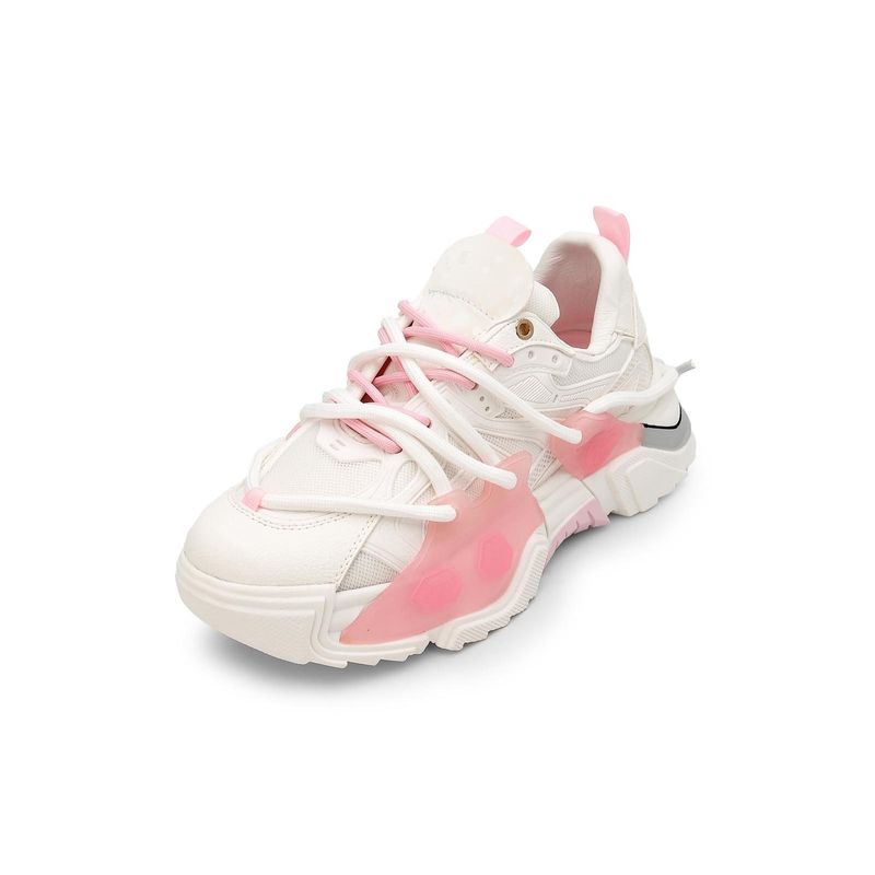 TELLENZI - Tenis Dama Blanco-Rosa Tellenzi D651