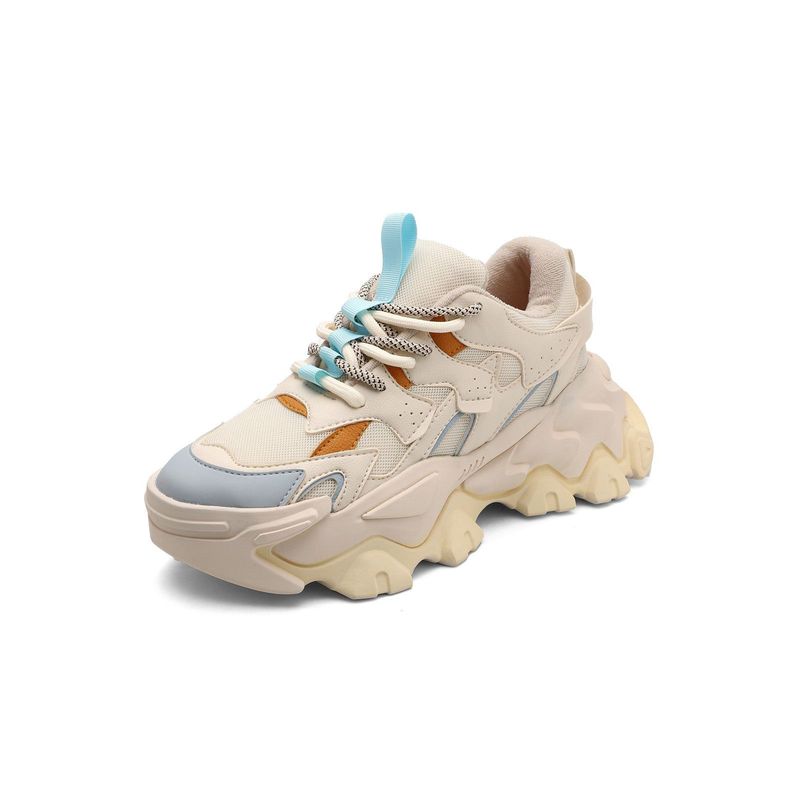 TELLENZI - Tenis Sneakers Dama Crema Tellenzi D605