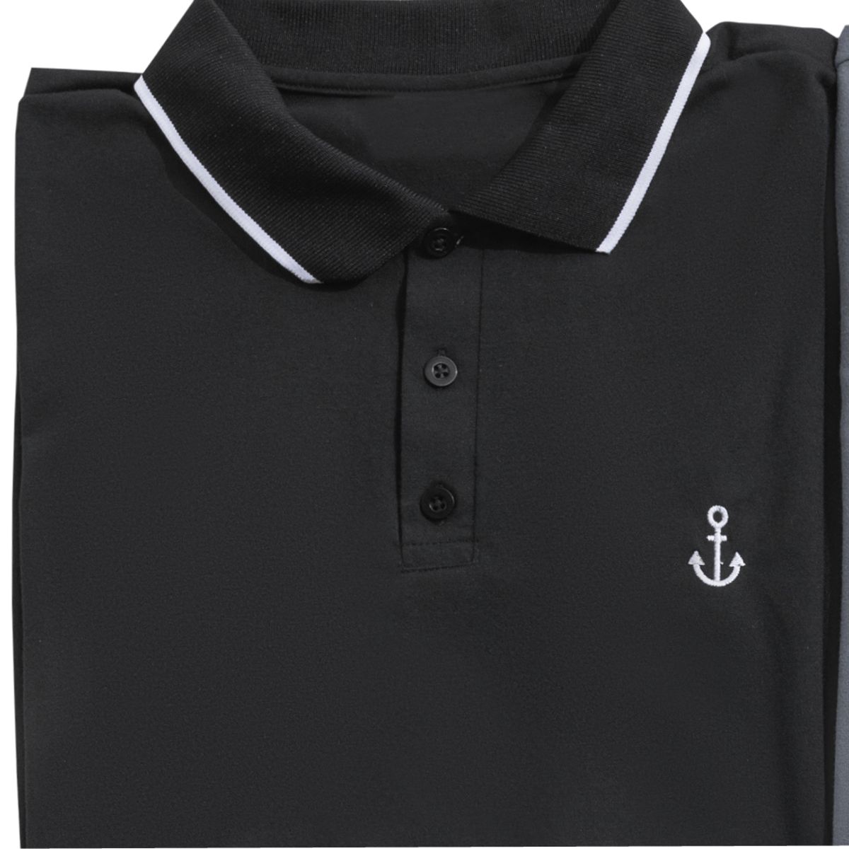 MARKETING PERSONAL - Polo Hombre Negro Mp 102477