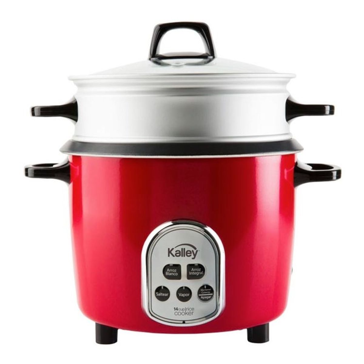 KALLEY - Olla Arrocera KALLEY 7 Tazas K-DRC14 Digital Rojo
