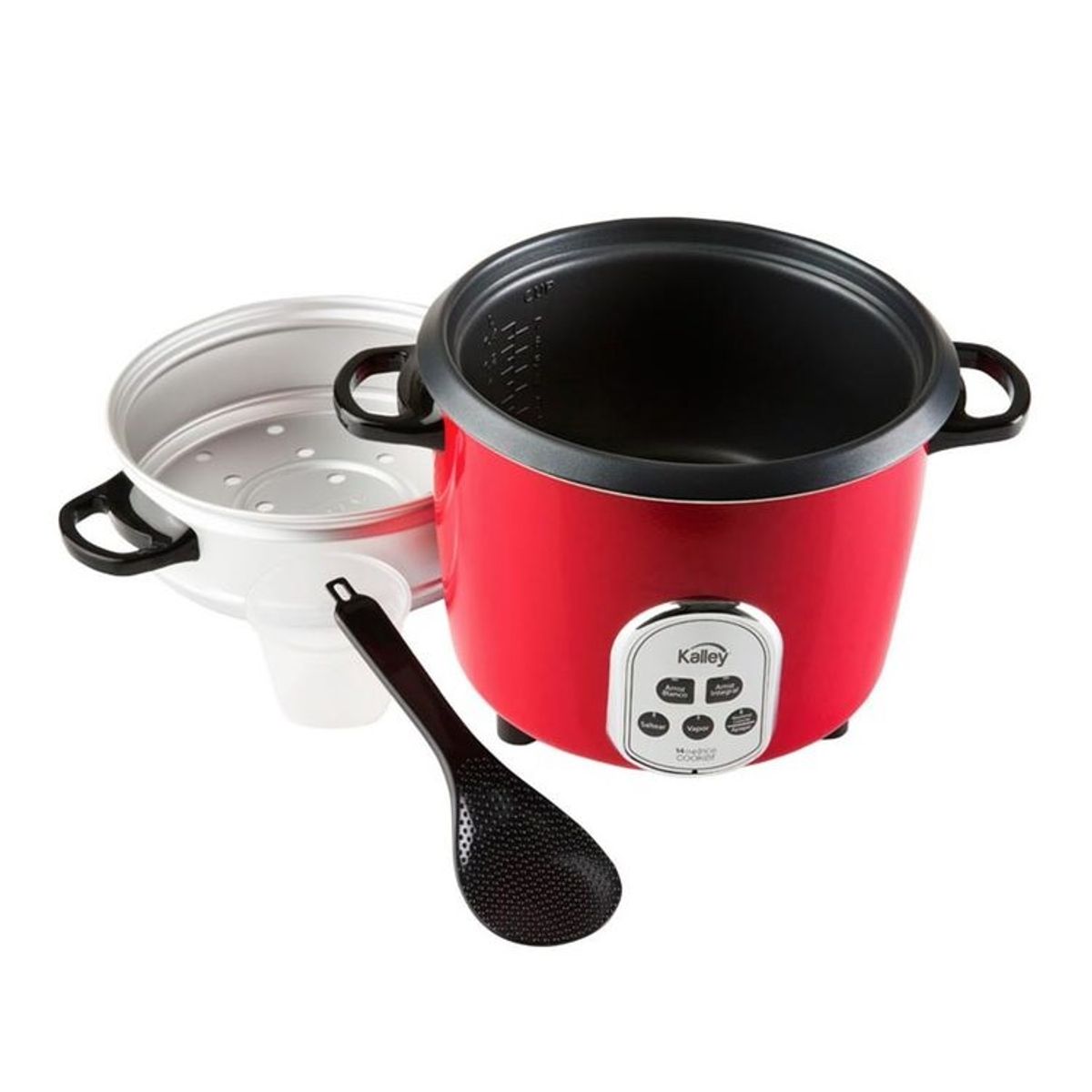 KALLEY - Olla Arrocera KALLEY 7 Tazas K-DRC14 Digital Rojo