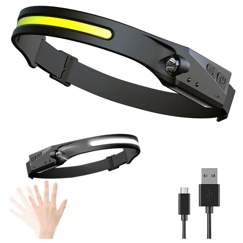 GENERICO - Linterna LED Frontal Ajustable