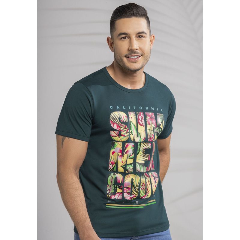 MARKETING PERSONAL - Camiseta Hombre Verde Mp 102476