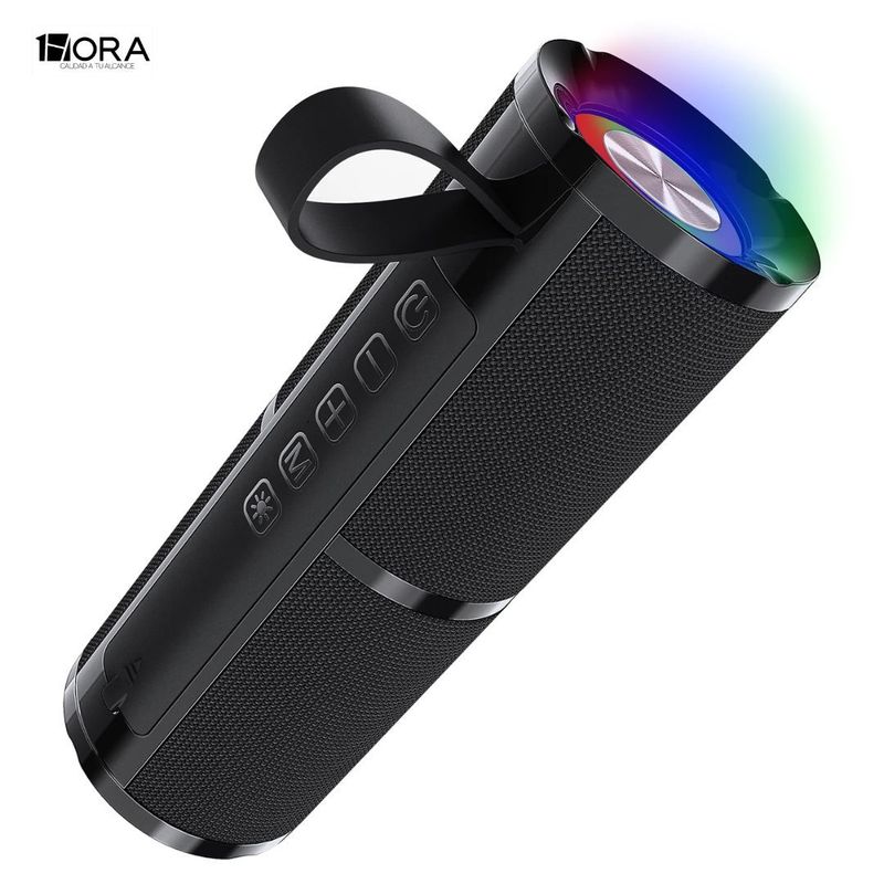 1HORA - 1Hora Bocina Bluetooth Portátil BOC060-Negra