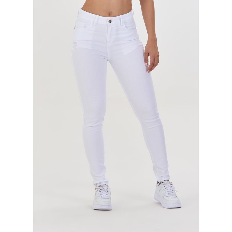 ZIPORA JEANS WEAR - PANTALON MUJER BLANCO ZIPORA MANDI