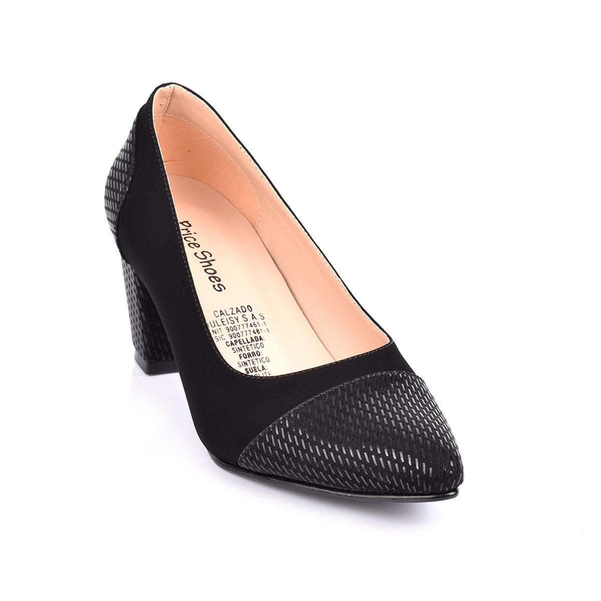 PRICE SHOES - Price shoes Tacon Elegante Mujer 5429335NEGRO