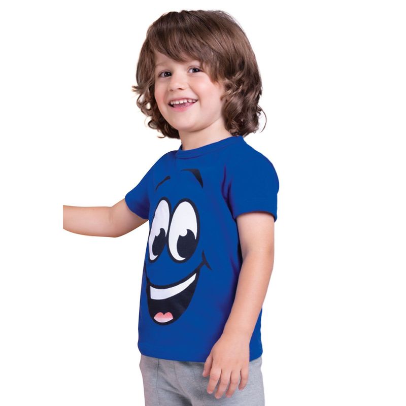 MARKETING PERSONAL - Camiseta Infantil Masculino Azul Mp 3795