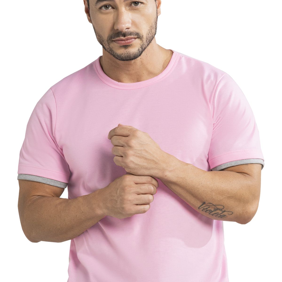 MARKETING PERSONAL - Camiseta Hombre Rosa Mp 389
