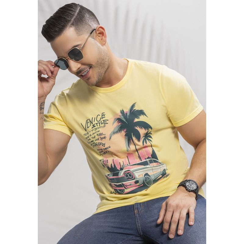 MARKETING PERSONAL - Camiseta Hombre Amarillo Mp 101782