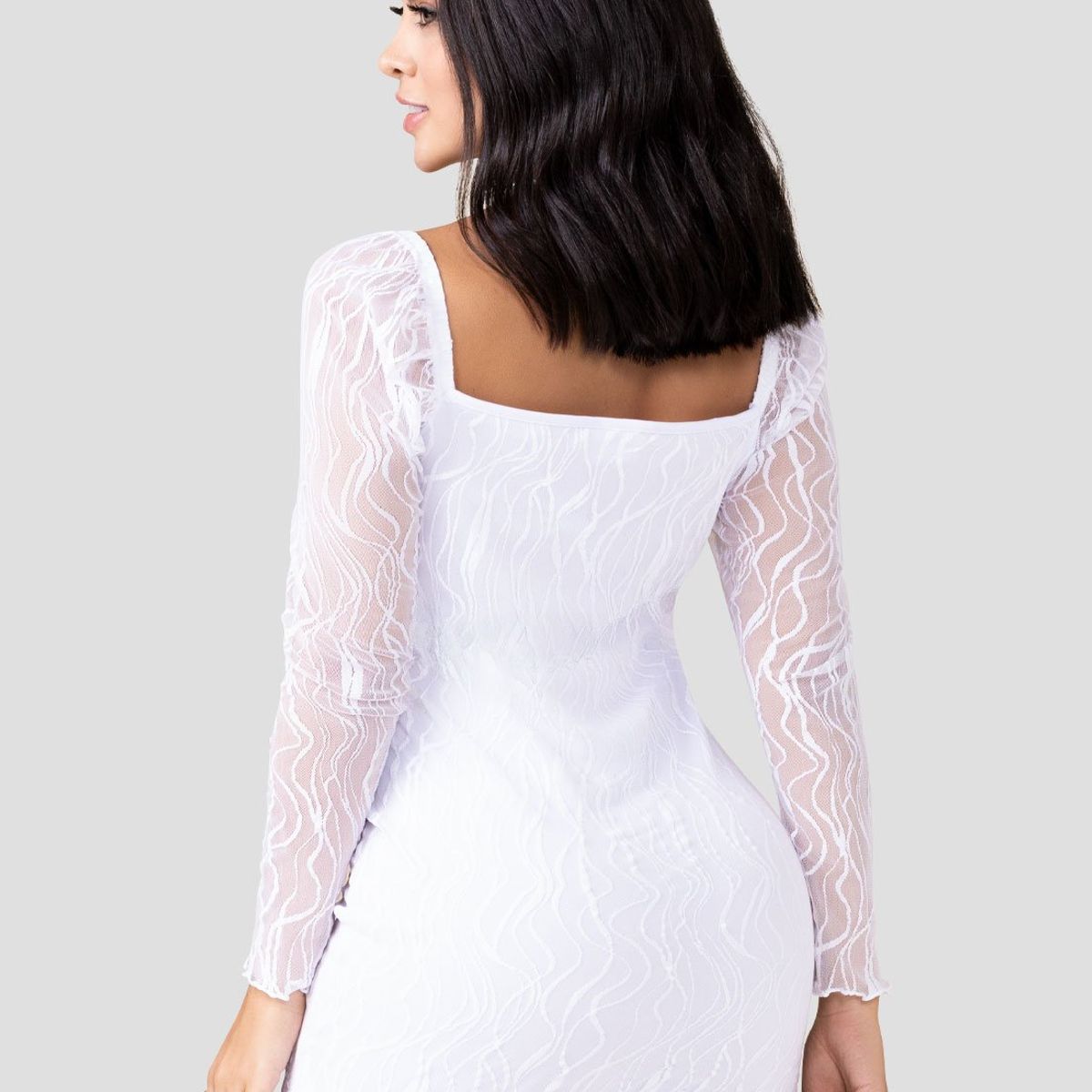 MARKETING PERSONAL - Vestido Corto Mujer Blanco Mp 3474