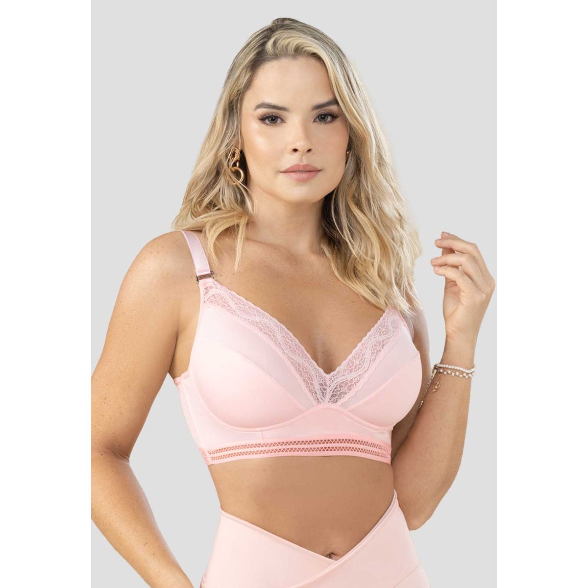 FORMAS INTIMAS - Brasier Mujer Rosa FI 100380