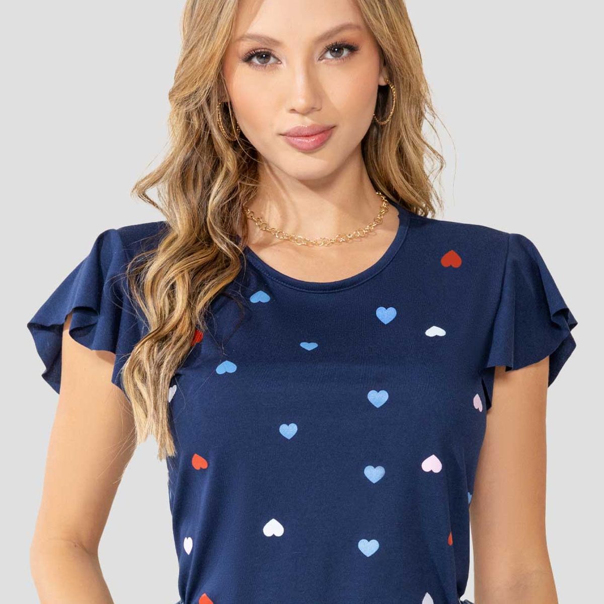 MARKETING PERSONAL - Blusa Mujer Azul Mp 100207