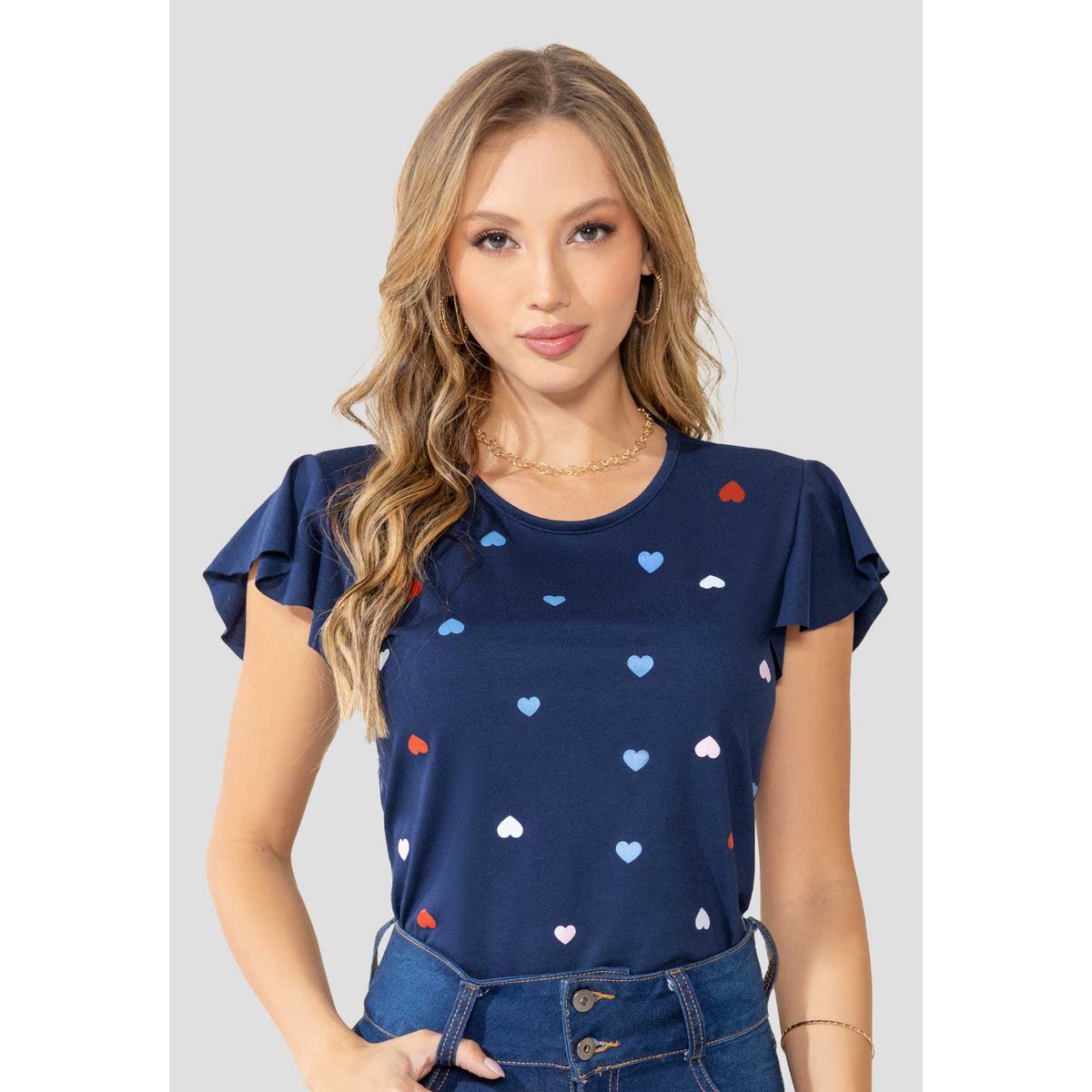 MARKETING PERSONAL - Blusa Mujer Azul Mp 100207