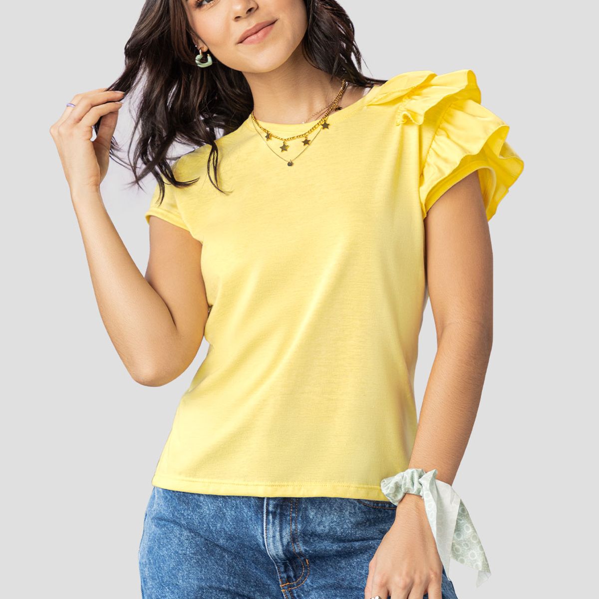 ATYPICAL - Camiseta Mujer Amarillo Atypical 102192