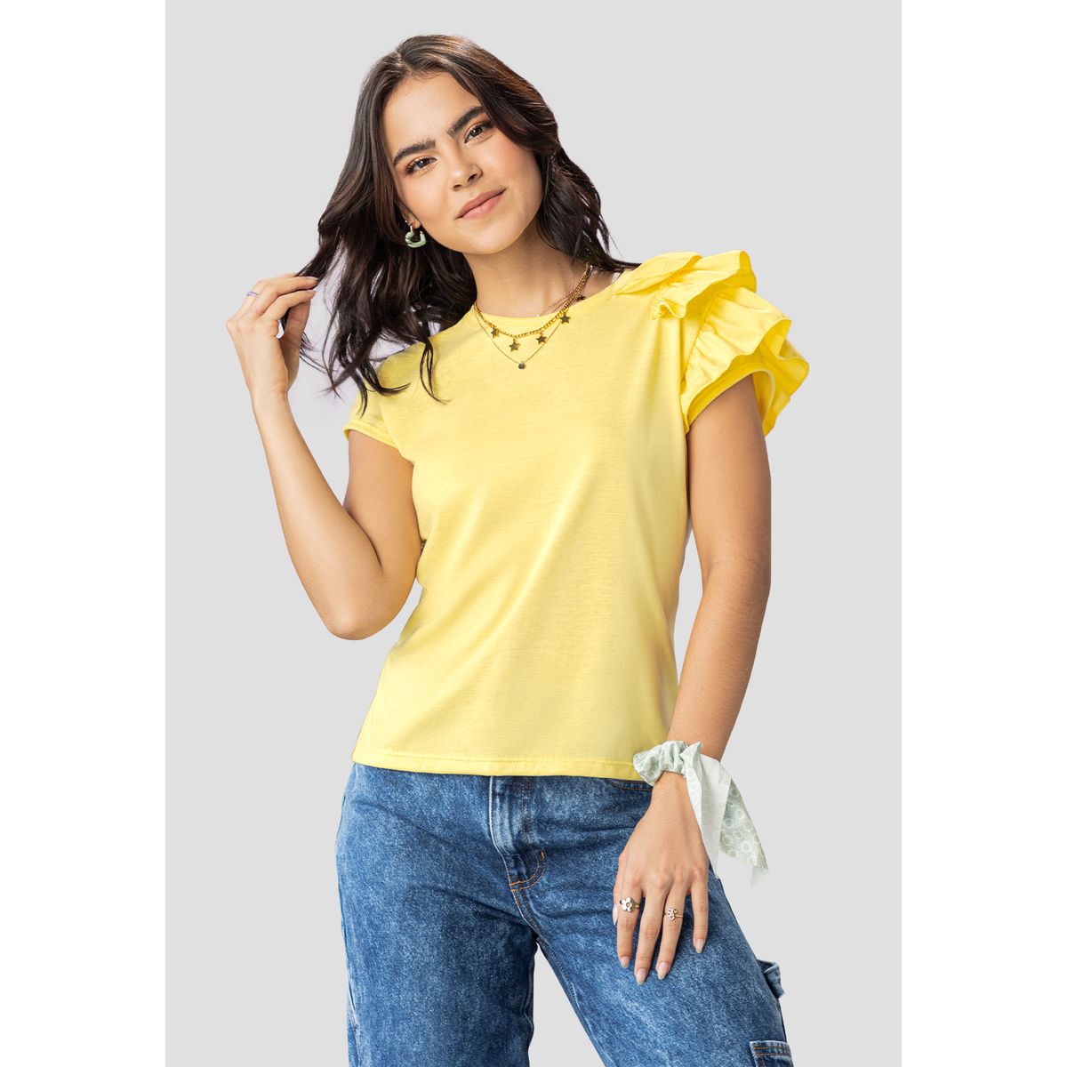 ATYPICAL - Camiseta Mujer Amarillo Atypical 102192