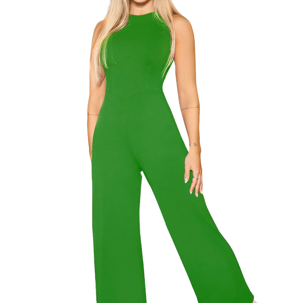 ATYPICAL - Enterizo Largo Mujer Verde Atypical 33445