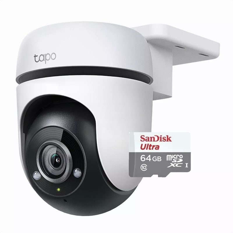 TP LINK - Cámara IP Wifi Exterior Full HD, Tp-link Tapo C500 + 64 GB