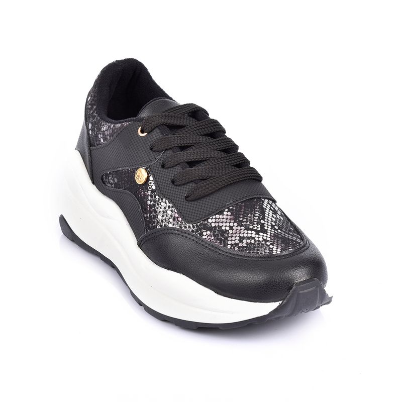 PRICE SHOES - Price Shoes Tenis Moda Mujeres 282M467NEGRO