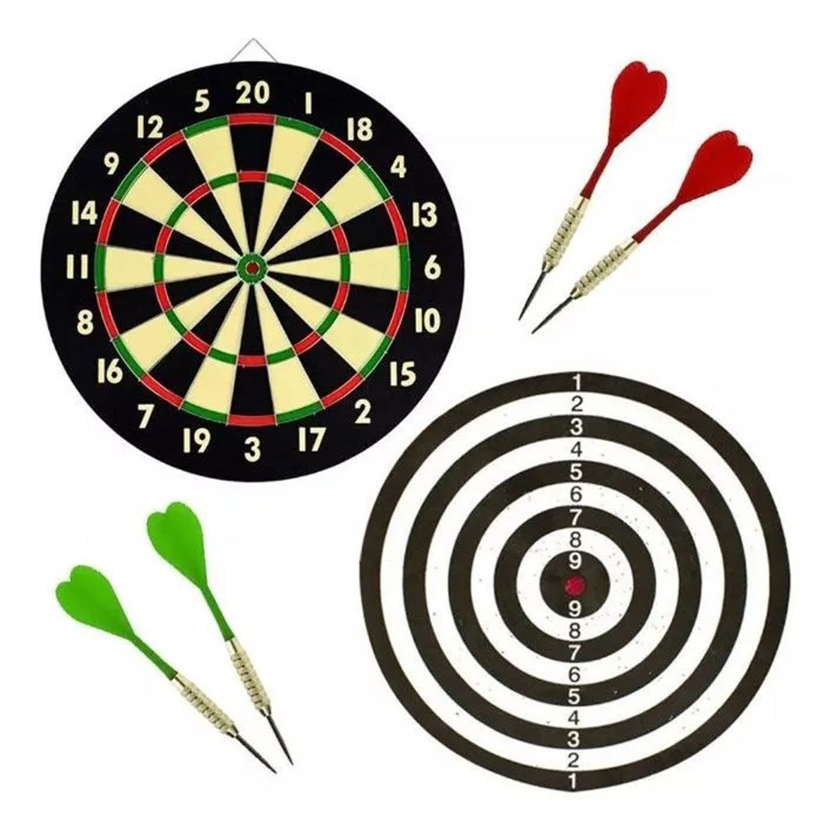 GENERICO - Tablero dardos juego tiro al blanco ¡ doble faz