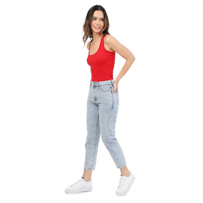 MANPOTSHERD - Camisilla Básica Dama Rojo Womanpotsherd