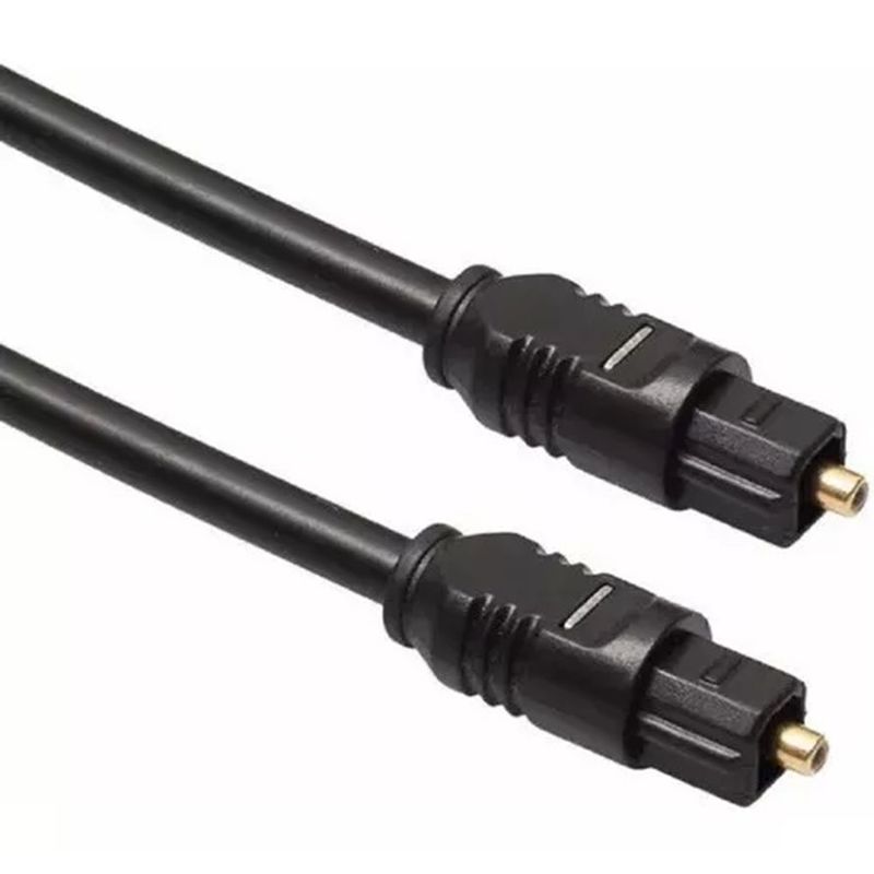 GENERICO - Cable de audio Fibra Óptica digital Negro de 5 metros