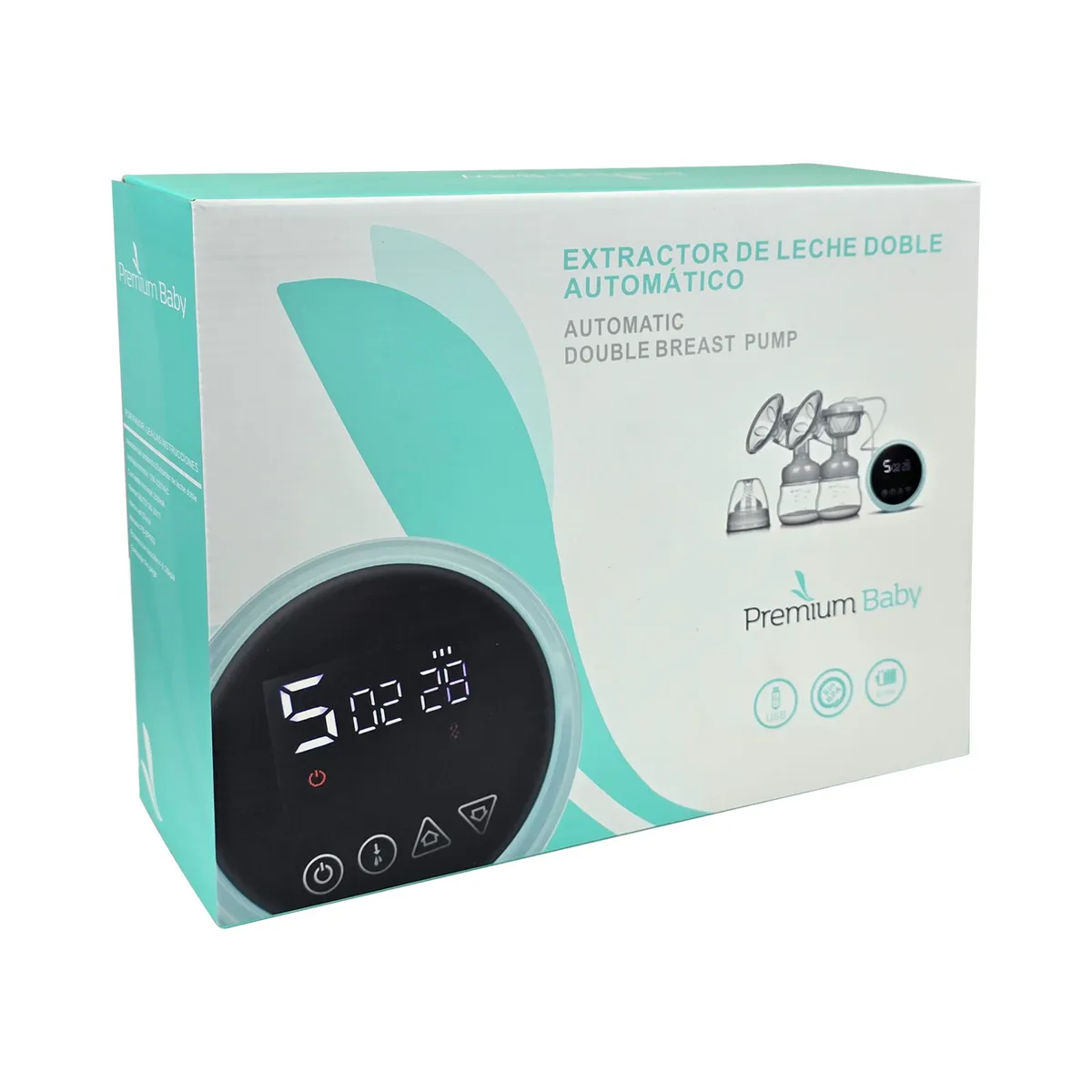 PREMIUM BABY - Extractor de Leche Doble Eléctrico PB-BP003 Premium Baby