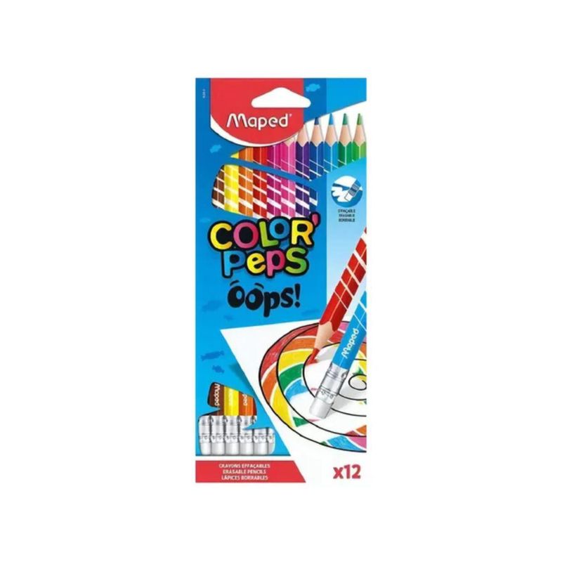 MAPED - Colores Borrables Colorpeps X 12 Ref 832812 Maped