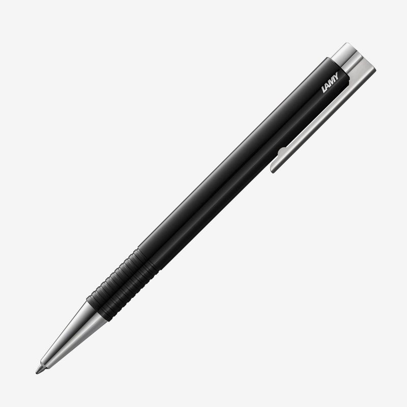 LAMY - Bolígrafo Lamy Logo Negro Clip Metálico