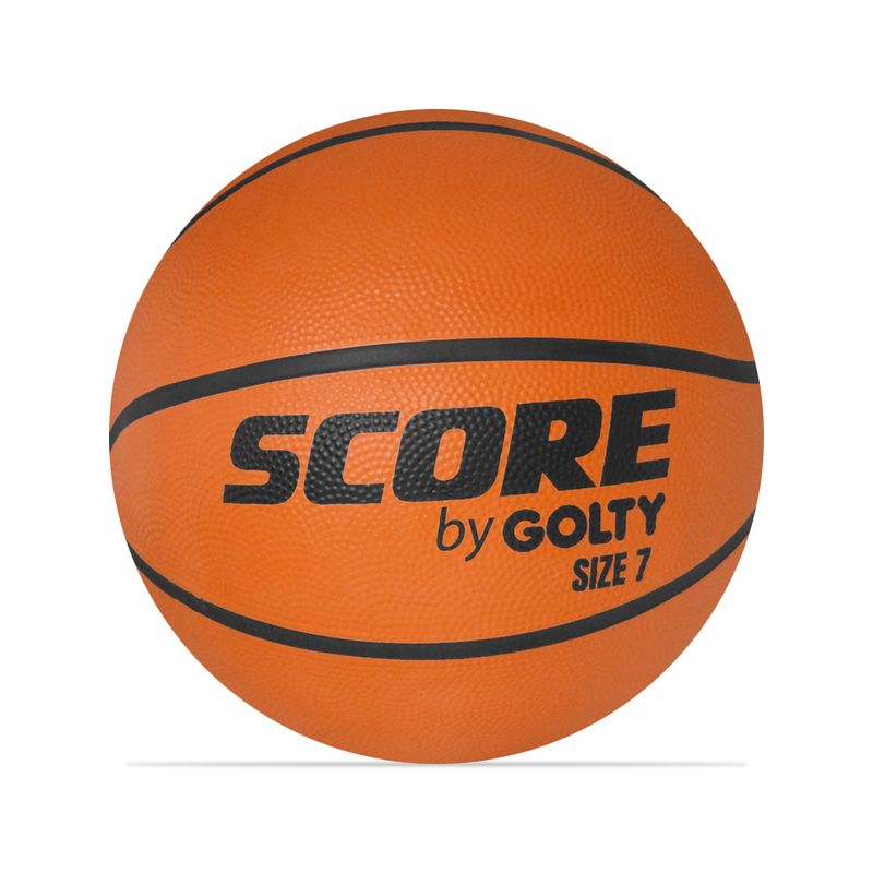 GOLTY - Balón De Baloncesto Score By Golty Caucho No.7-Naranja