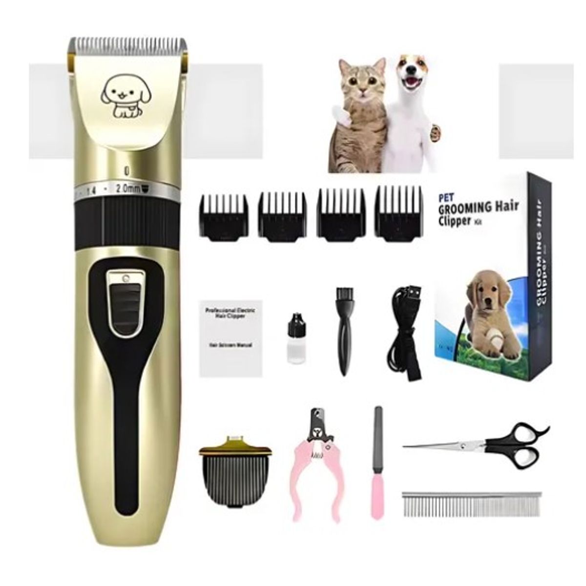 GENERICO - Maquina peluquería mascota inalámbrica Perros y Gatos