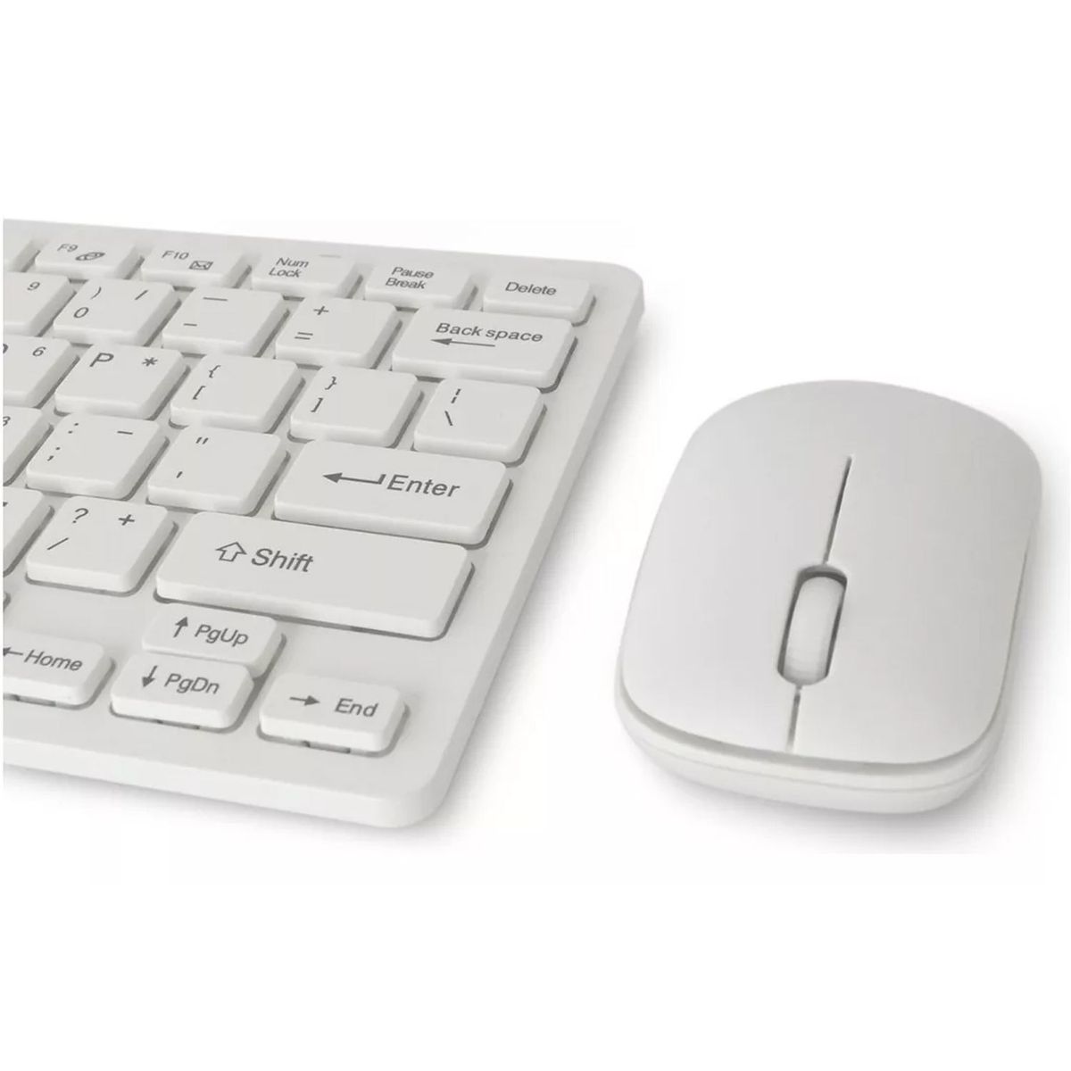 ONE PIXEL - Kit Mini Teclado + Mouse Inalámbrico Para Pc Mac K03 Blanco