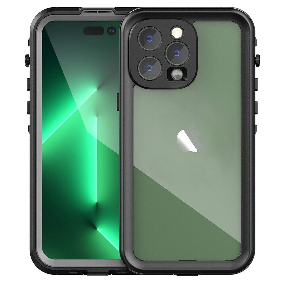 GENERICO - Estuche Sumergible Tipo Lifeproof Para iPhone 15 PRO - Transparente