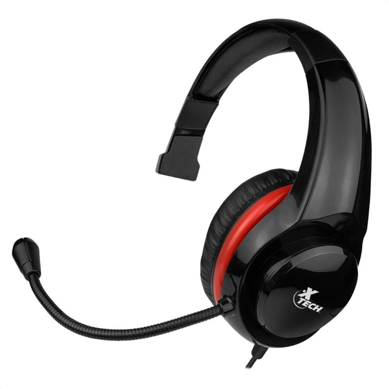 XTECH - Audífonos Xtech XTH-520RD Monoaural Molten Micrófono  35mm