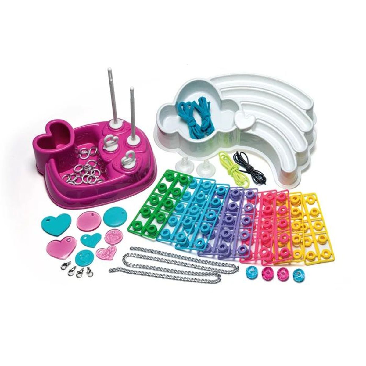 CLEMENTONI - Kit Para Hacer Pulseras Manillas Juguete Niña Joyas Deluxe