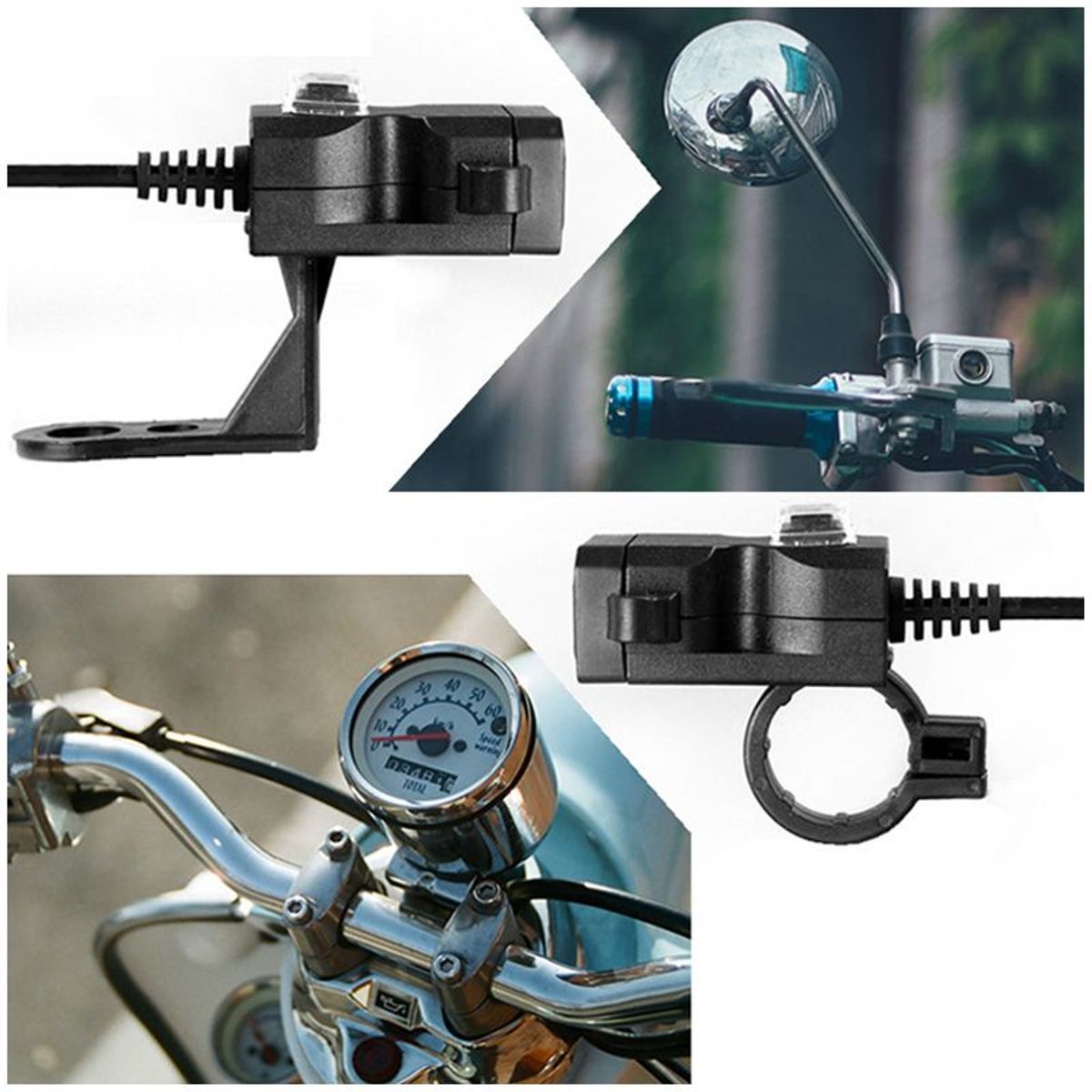 GENERICO - Cargador USB Doble Impermeable