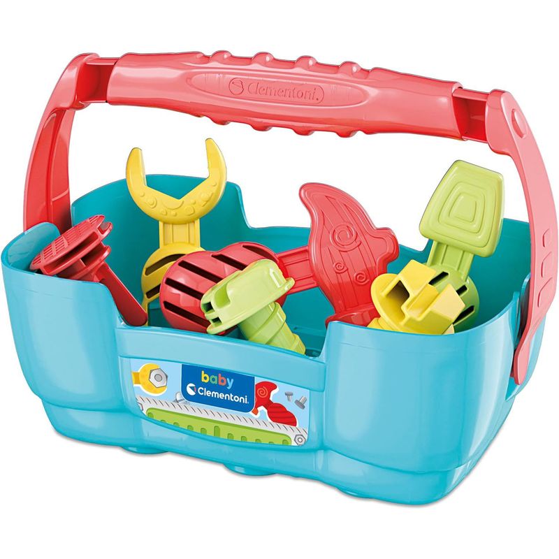 CLEMENTONI - Kit Herramientas Caja Carpintero Niño Juguete Para Bebe Niña