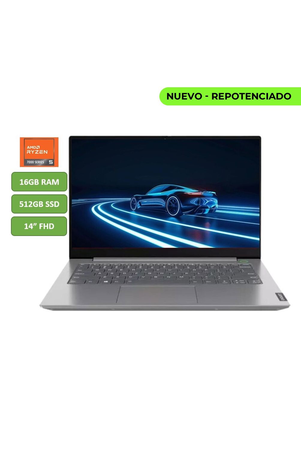 PORTATIL LENOVO - RYZEN 5 7520U - 16GB RAM - 512GB SSD - 14