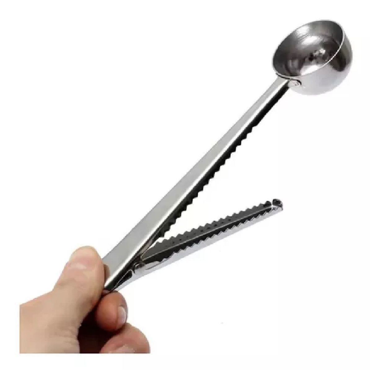 MUNDO BEBE - Cuchara Medidora De Café Con Clip En Acero Inoxidable