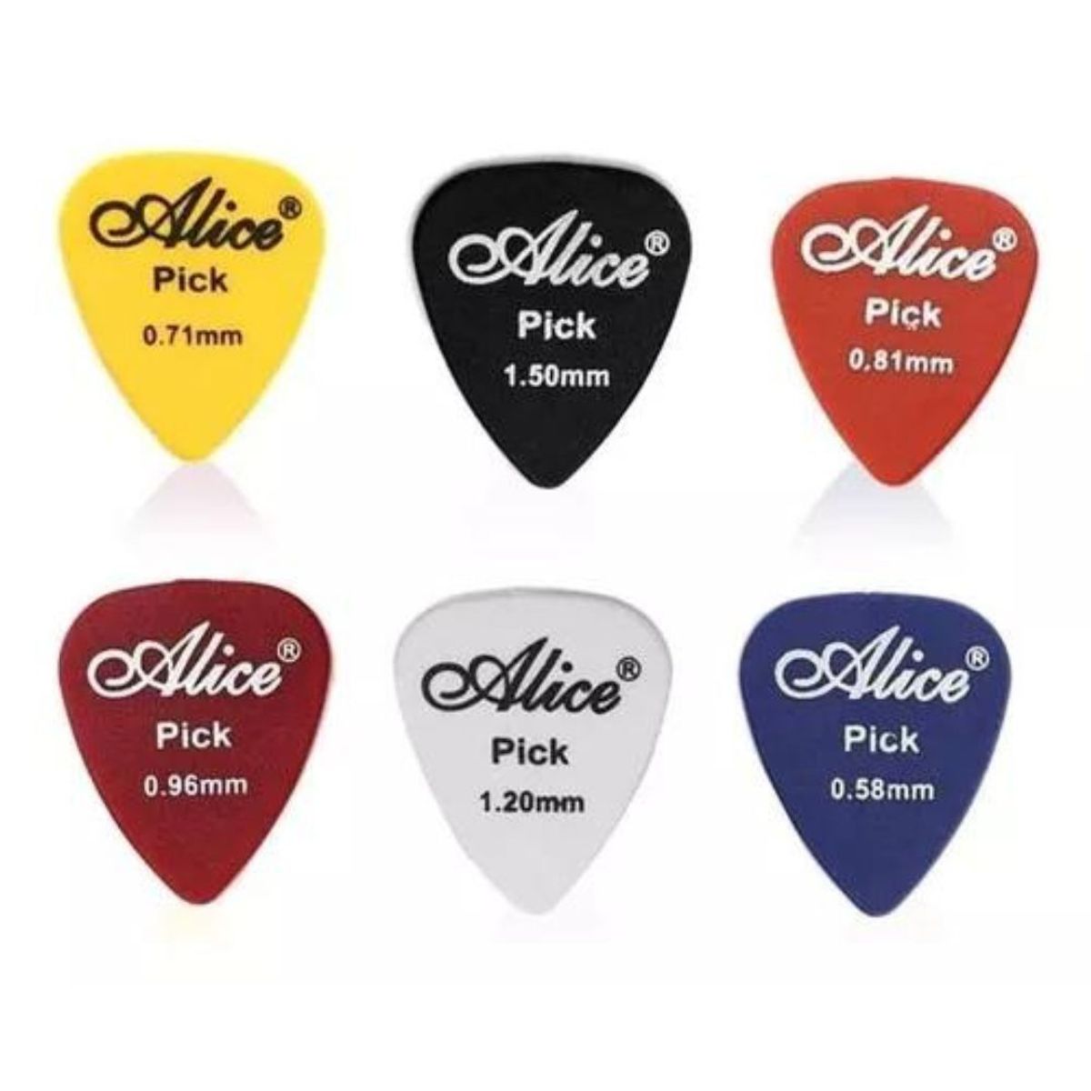 MAZUGI - Caja X100 Plumilla Picks Guitarra Eléctrica Acústica Alice