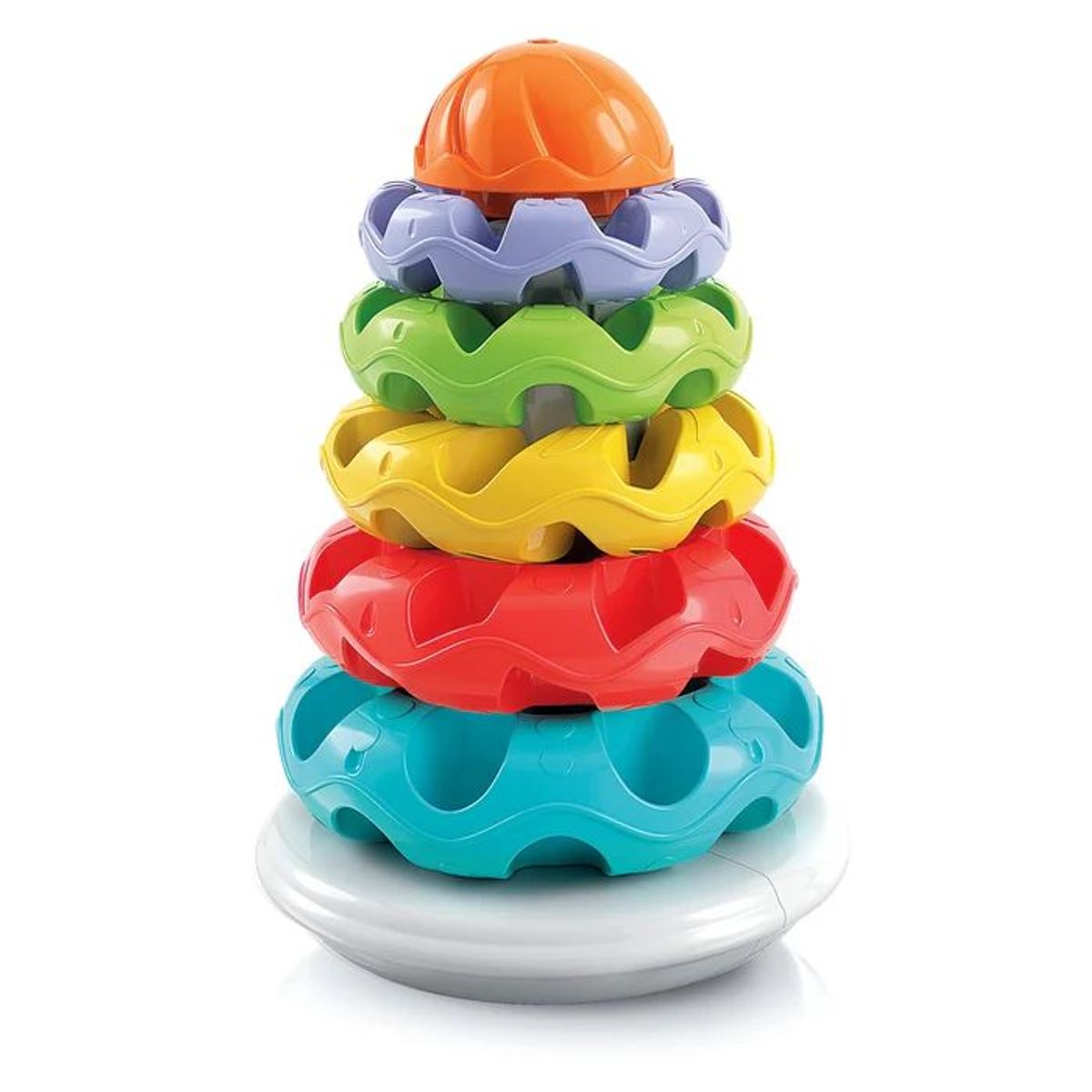 CLEMENTONI - Juguete Didáctico Aros Encajables Apilables Para Bebe Niños