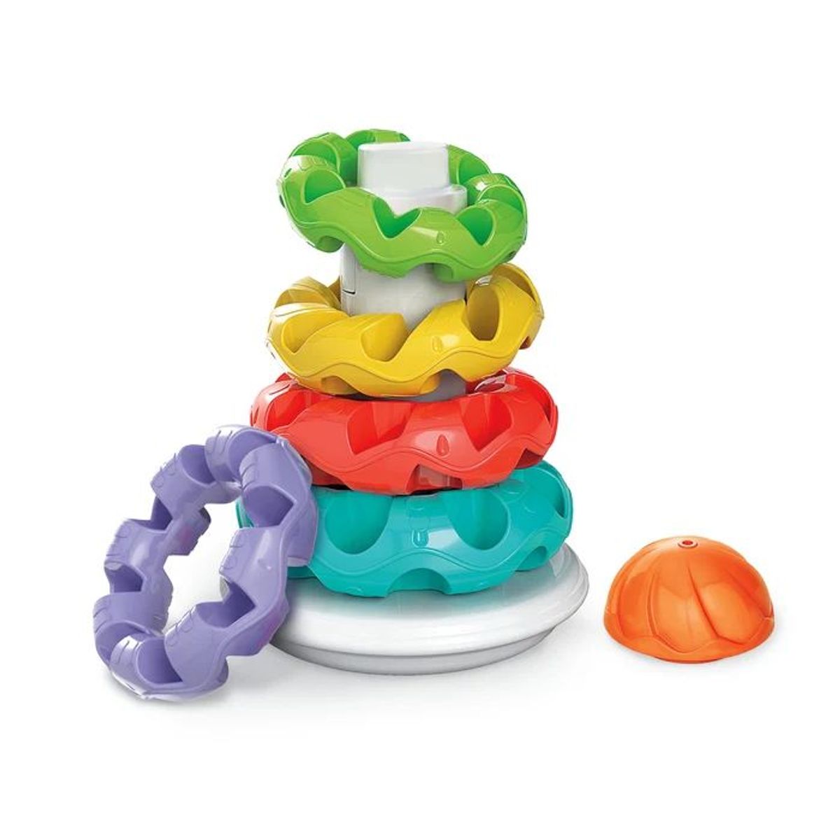CLEMENTONI - Juguete Didáctico Aros Encajables Apilables Para Bebe Niños