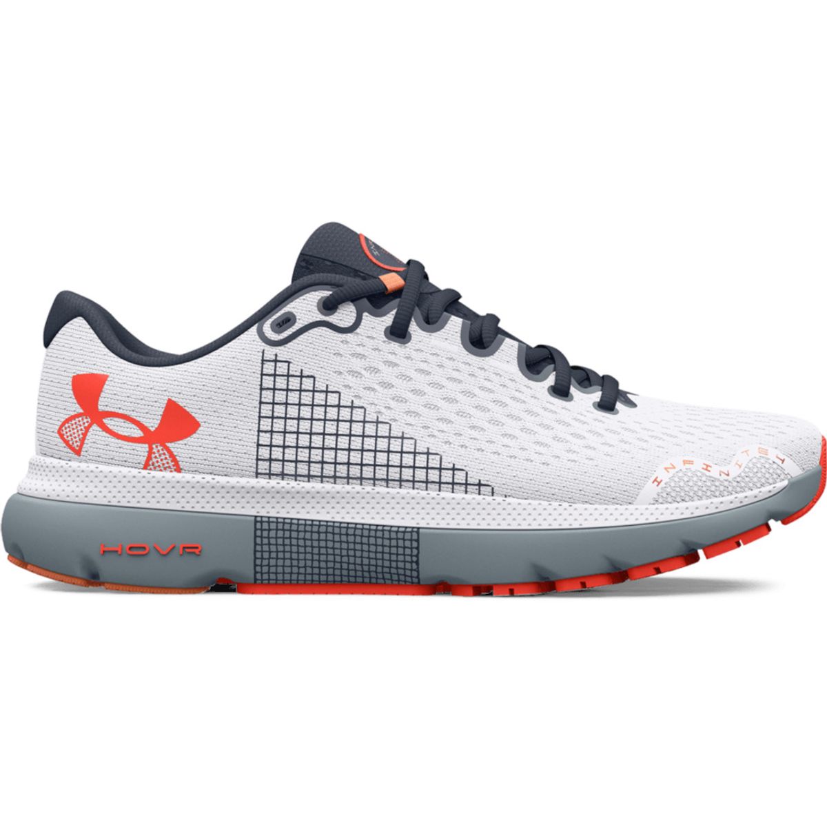 UNDER ARMOUR - Tenis HOMBRE UA HOVR INFINITE 4 Blanco 3024897-105-022 UNDER ARMOUR