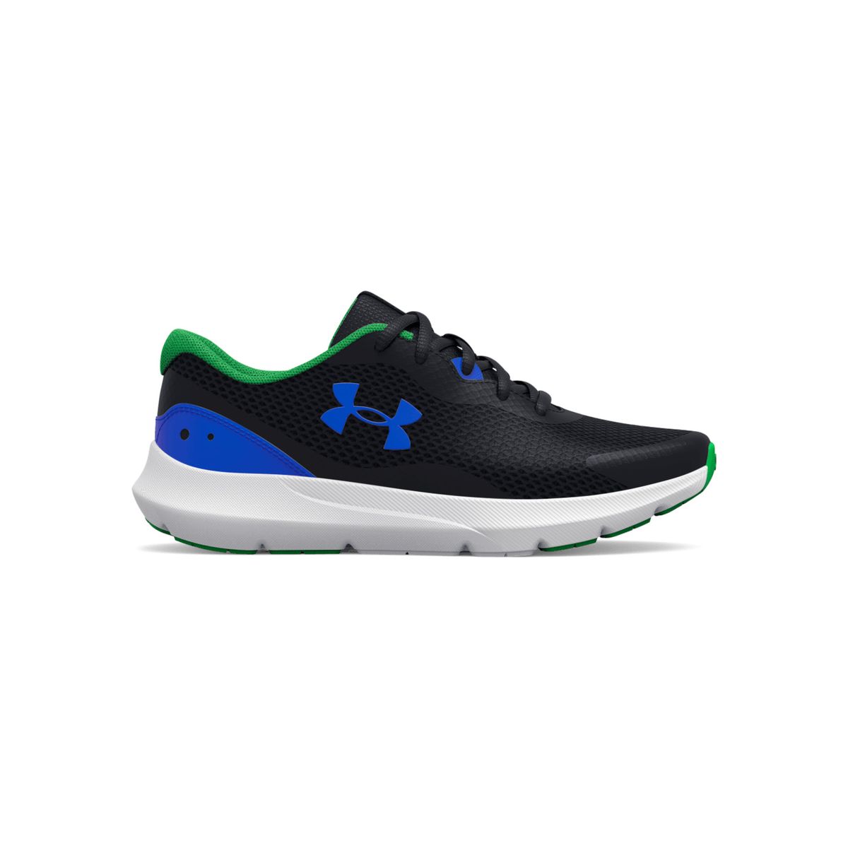 UNDER ARMOUR - Tenis UA BGS SURGE 3 Negro NIÑO 3024989-004-N11 UNDER ARMOUR