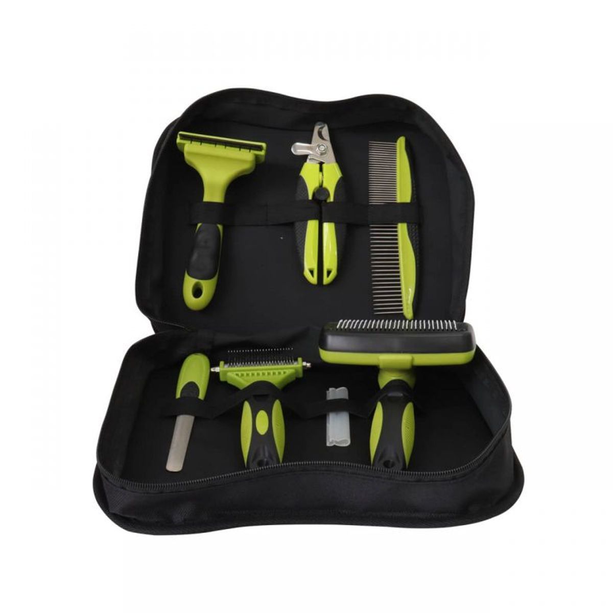 GENERICO - Kit De Aseo Para Mascotas X 6 Piezas + Maletín Perros Gatos